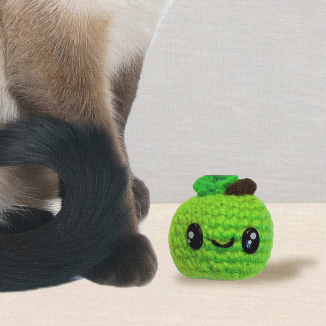 Handmade Cat Toy - 2 pack | Ruby & Olive – The Halloween Apples Chunkle Puffs Infused with Miracle Nip Botanicals
