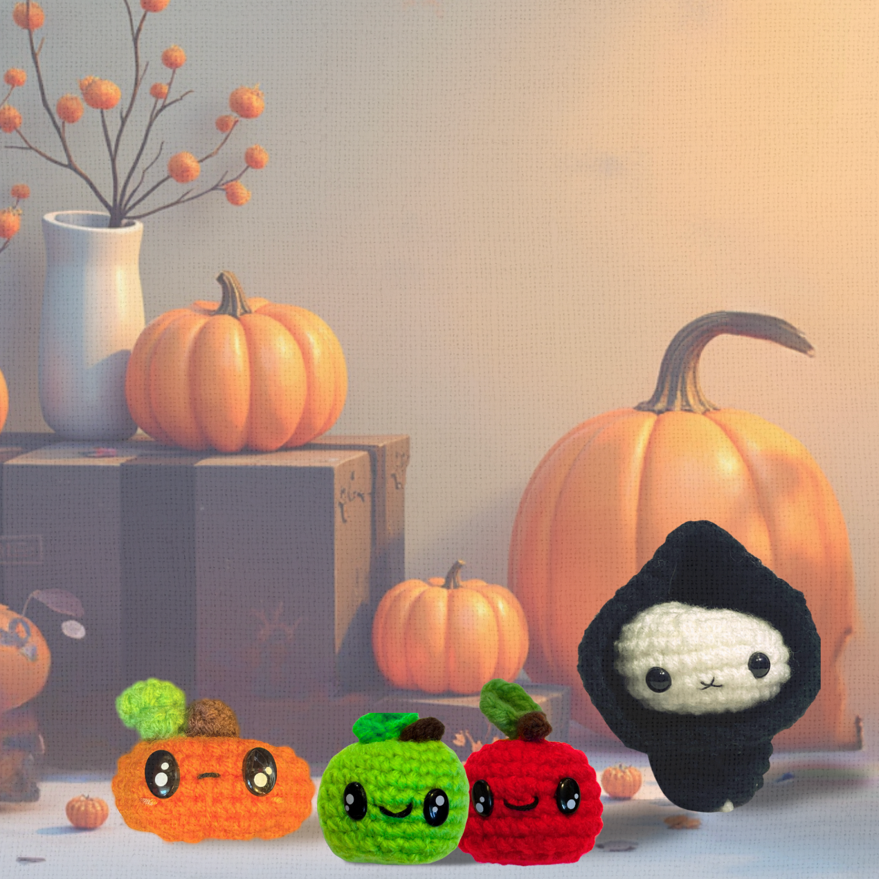 Handmade Catnip Toy | Larry the Pumpkin – A Halloween Chunkle Puff Infused with Miracle Nip Botanicals