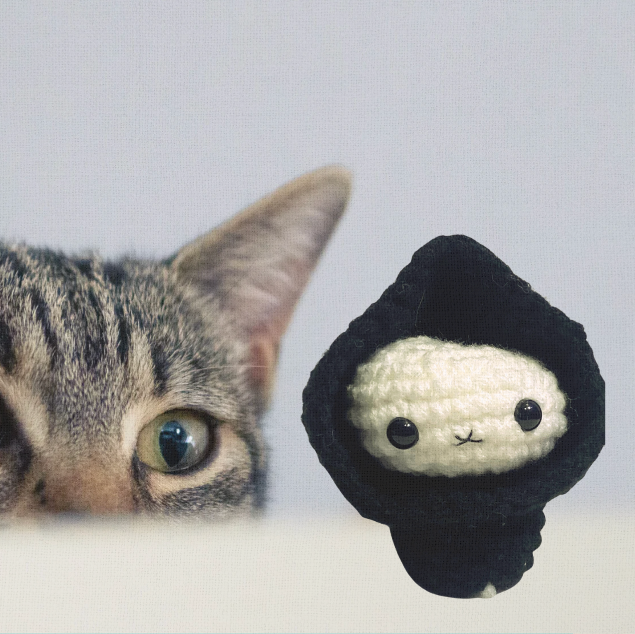 Handmade Catnip Toy | Monty the Grim Reaper – A Halloween Chunkle Puff Infused with Miracle Nip Botanicals