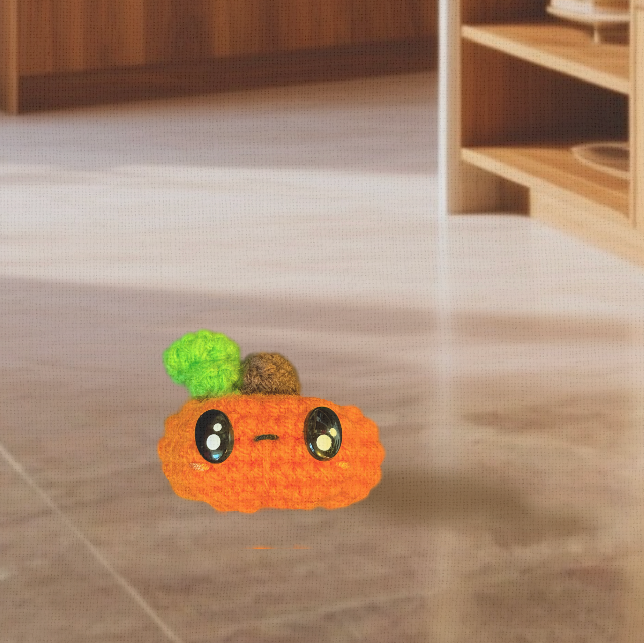 Handmade Catnip Toy | Larry the Pumpkin – A Halloween Chunkle Puff Infused with Miracle Nip Botanicals
