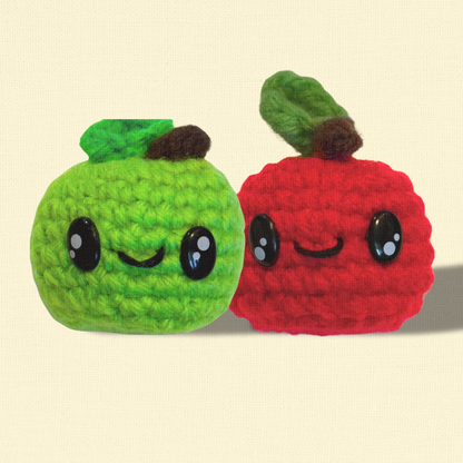 Handmade Cat Toy - 2 pack | Ruby & Olive – The Halloween Apples Chunkle Puffs Infused with Miracle Nip Botanicals