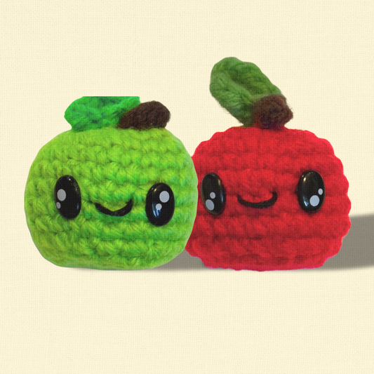 Handmade Cat Toy - 2 pack | Ruby & Olive – The Halloween Apples Chunkle Puffs Infused with Miracle Nip Botanicals