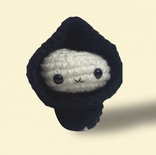 Handmade Catnip Toy | Monty the Grim Reaper – A Halloween Chunkle Puff Infused with Miracle Nip Botanicals