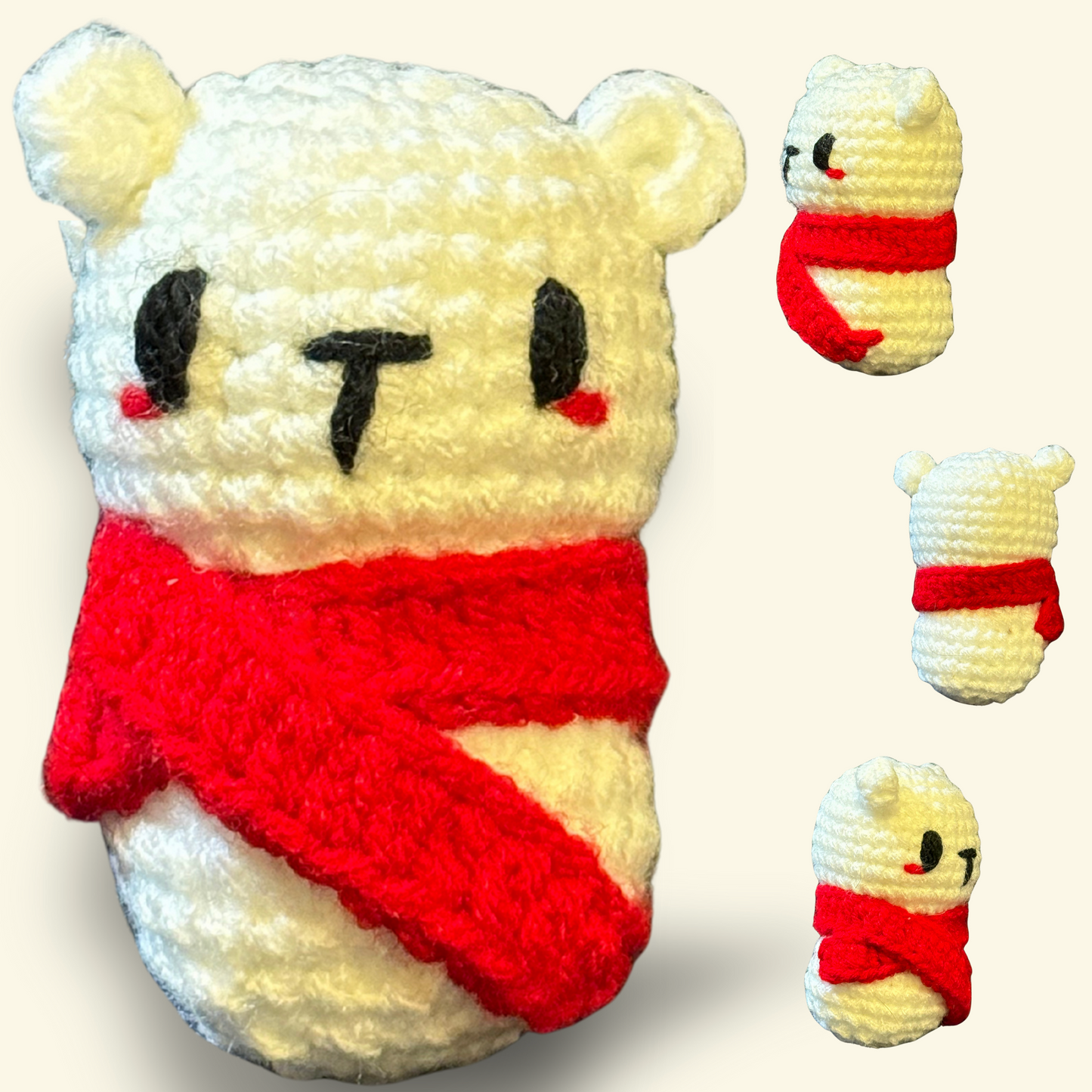 Wallace the polar bear | lightweight cat toy