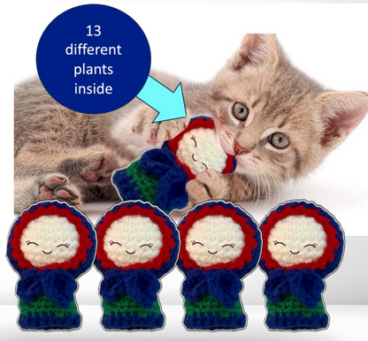 Adorable Weighted Cat Toy With New Catnip Strain - Nesting Doll