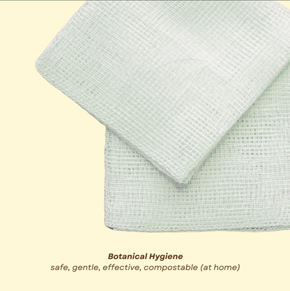 Close-up of Asterisk Wipes by Minou Le-Mew, showing the soft, botanical wipe texture designed for gentle and effective cat care.